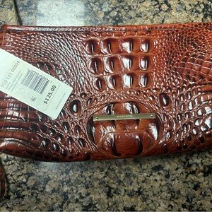 Crocodile Embossed Clutch